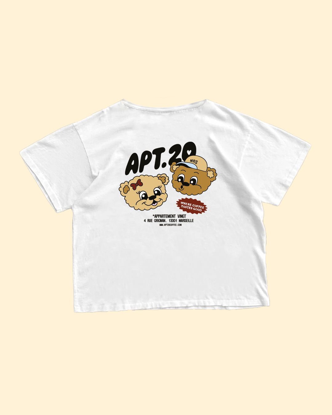 TEE-SHIRT MASCOTTE BLANC